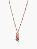 Tulip Pink Chain Necklace