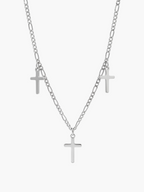 Cross Trio Necklace