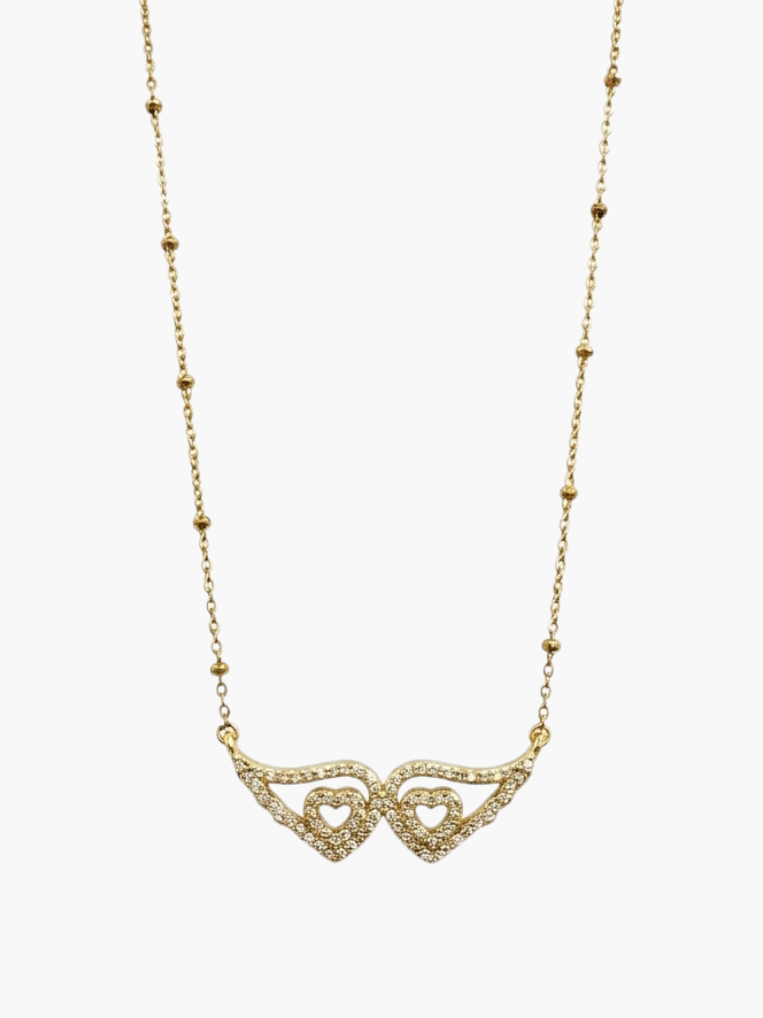 Angel Wings Zirconia Necklace