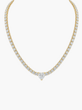 Tennis Middle of Heart Necklace