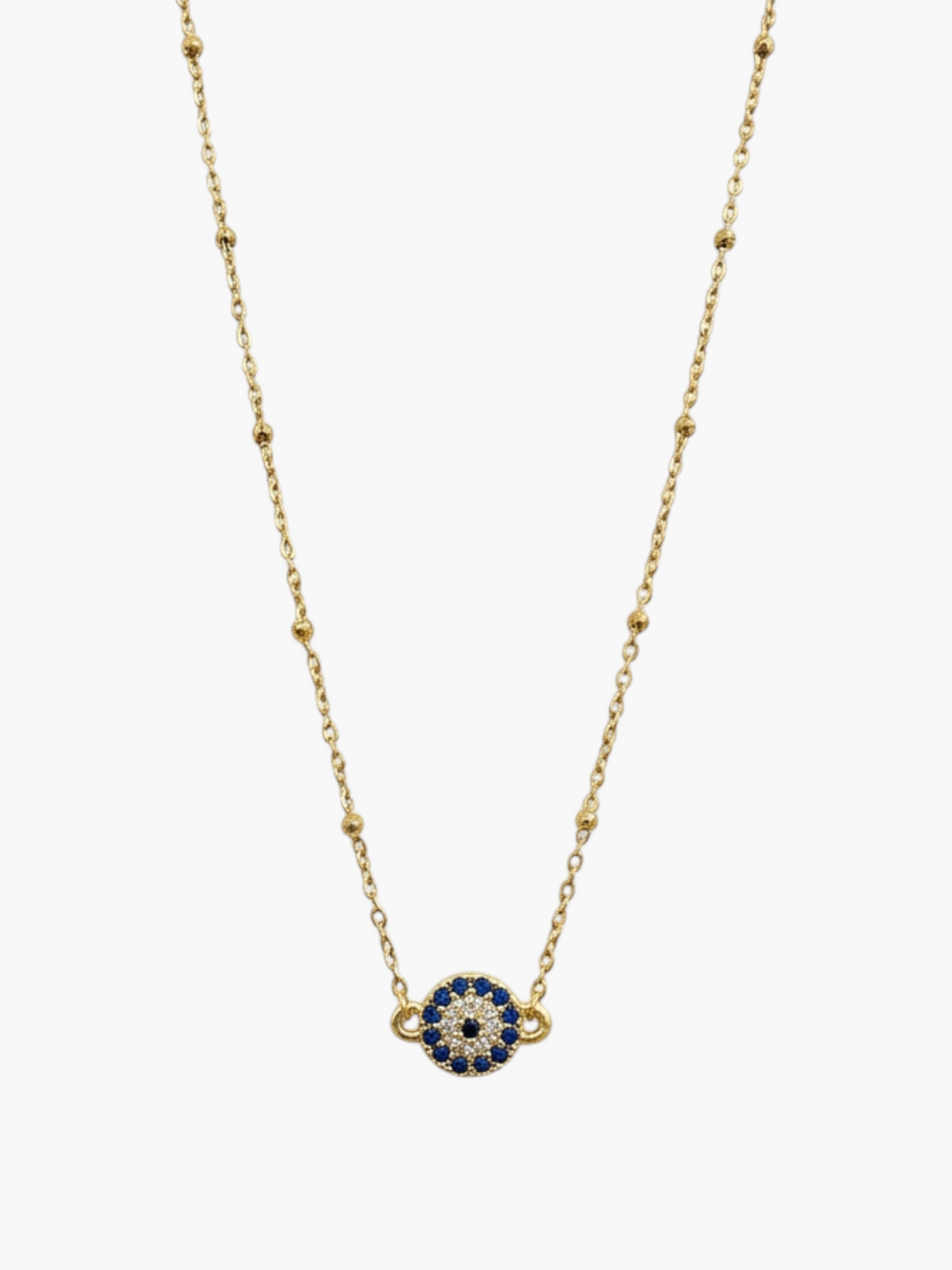 Evil Eye Round Necklace