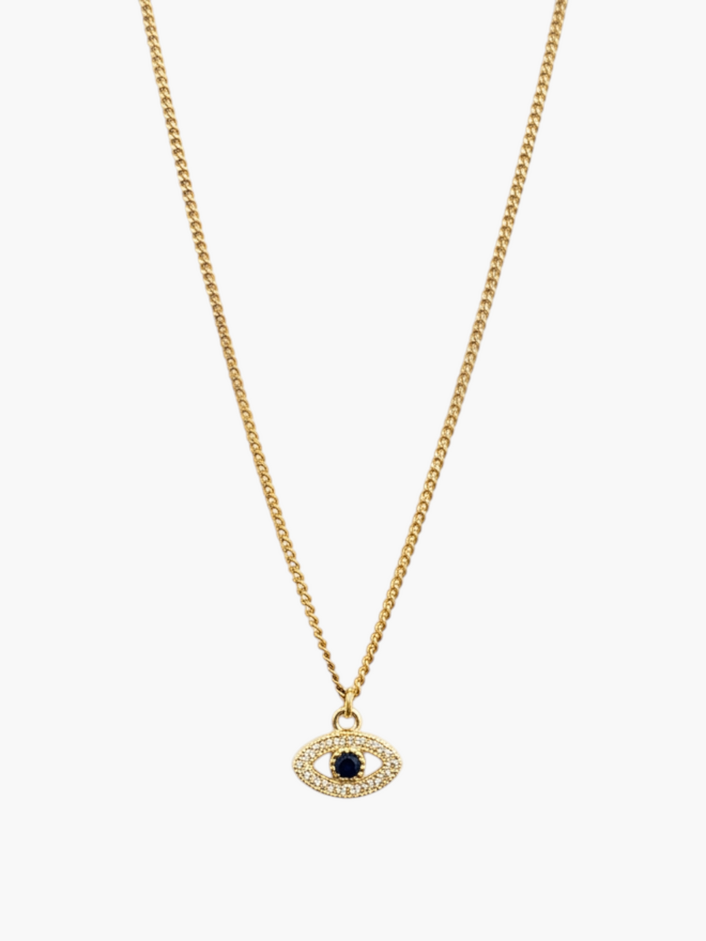 Evil Eye Zircon Necklace