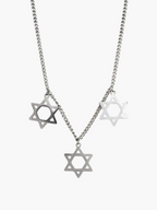 Star David Classic Trio Necklace