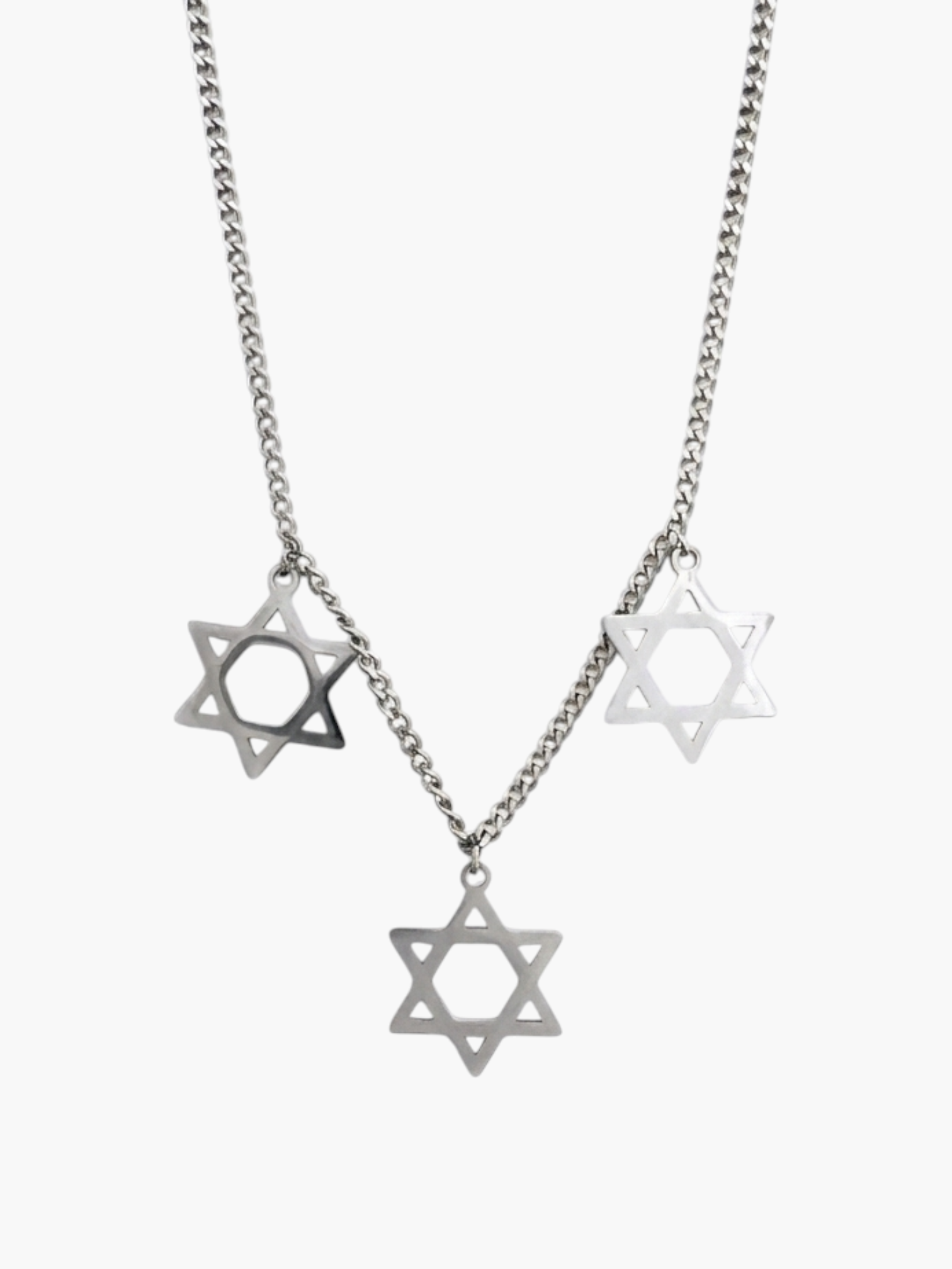 Star David Classic Trio Necklace