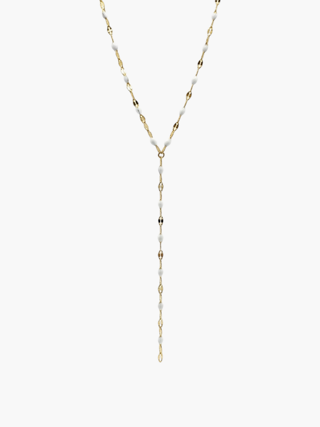 Lariat Lip Colors Chain Neklace