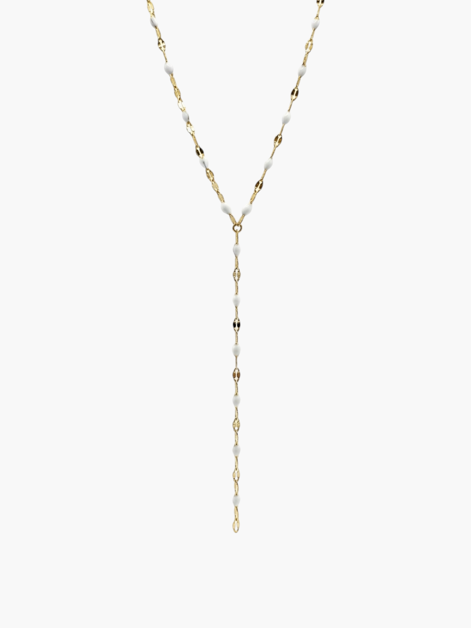 Lariat Lip Colors Chain Neklace