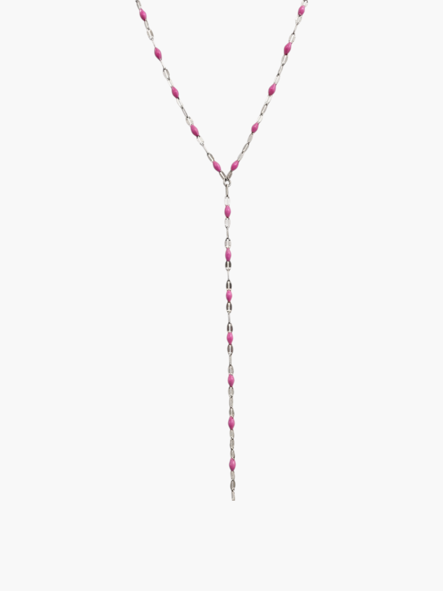 Lariat Lip Colors Chain Neklace
