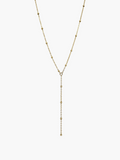 Lariat Ball Chain Necklace