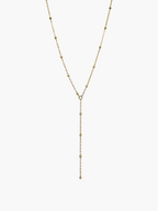 Lariat Ball Chain Necklace
