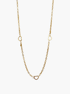 Heart Cable Chain Necklace