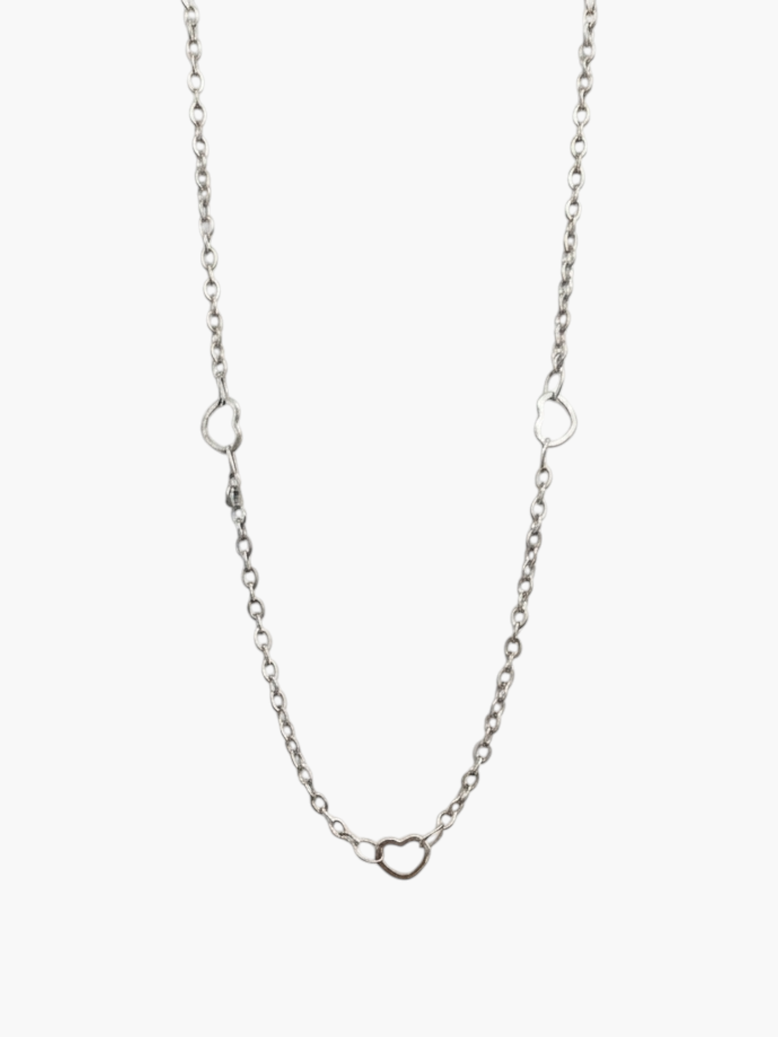 Heart Cable Chain Necklace
