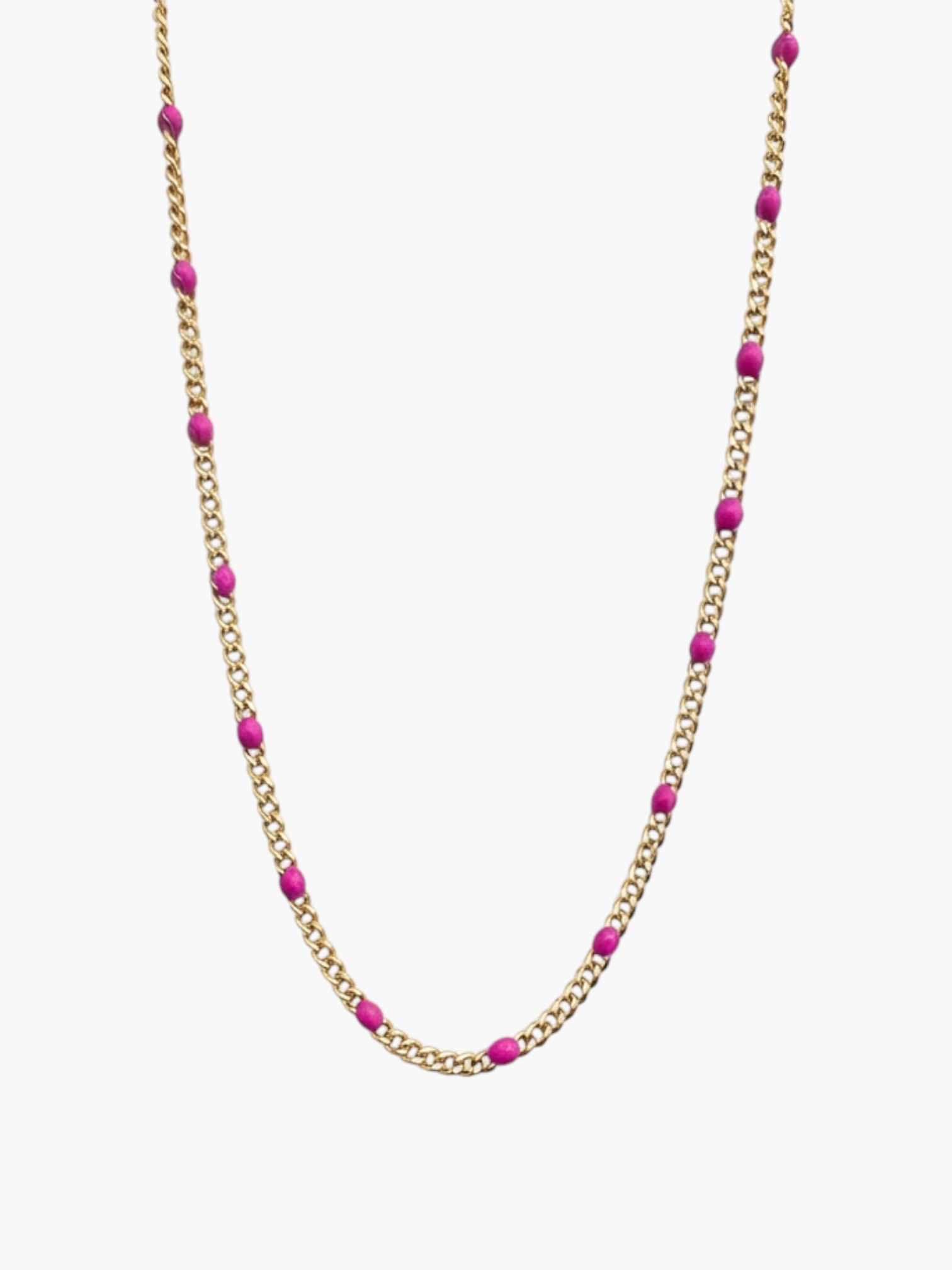Curb Colors Chain Necklace