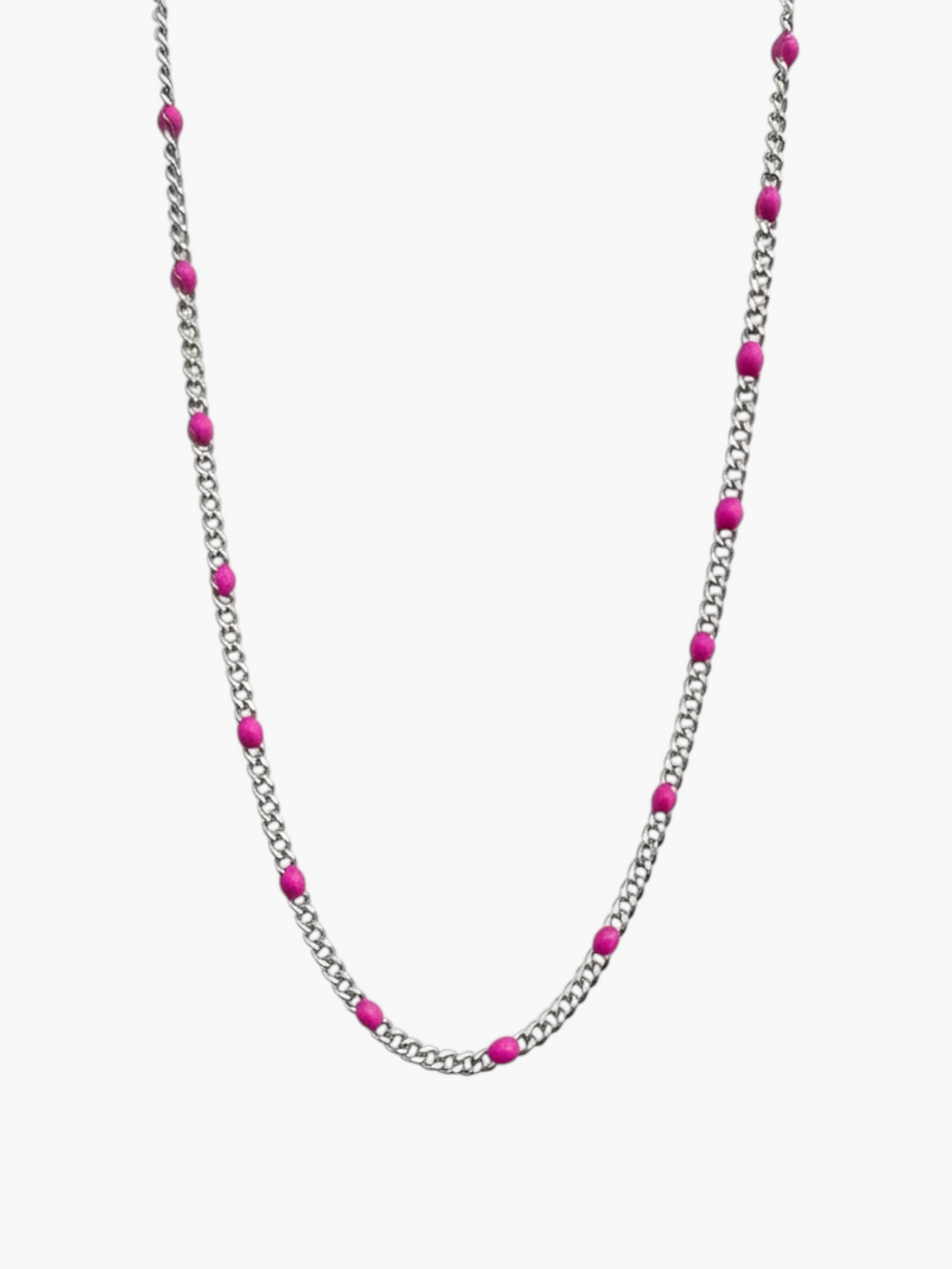 Curb Colors Chain Necklace