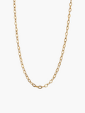 Texture Oval Chain Necklace