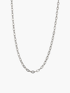 Texture Oval Chain Necklace