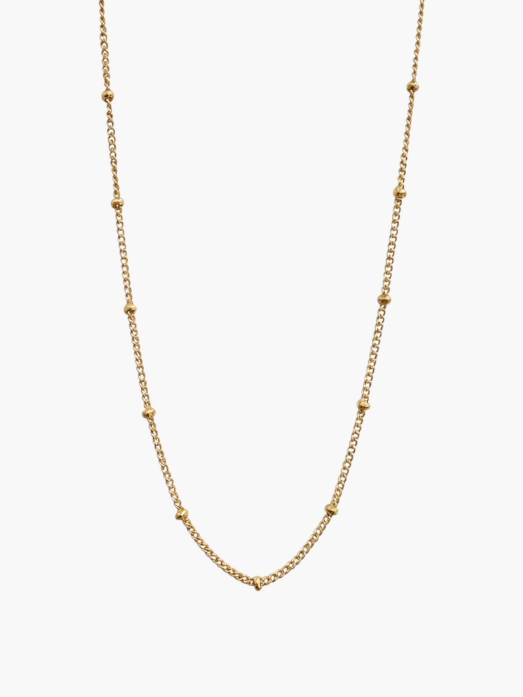 Ball Chain Necklace - Satellite Bead Necklace