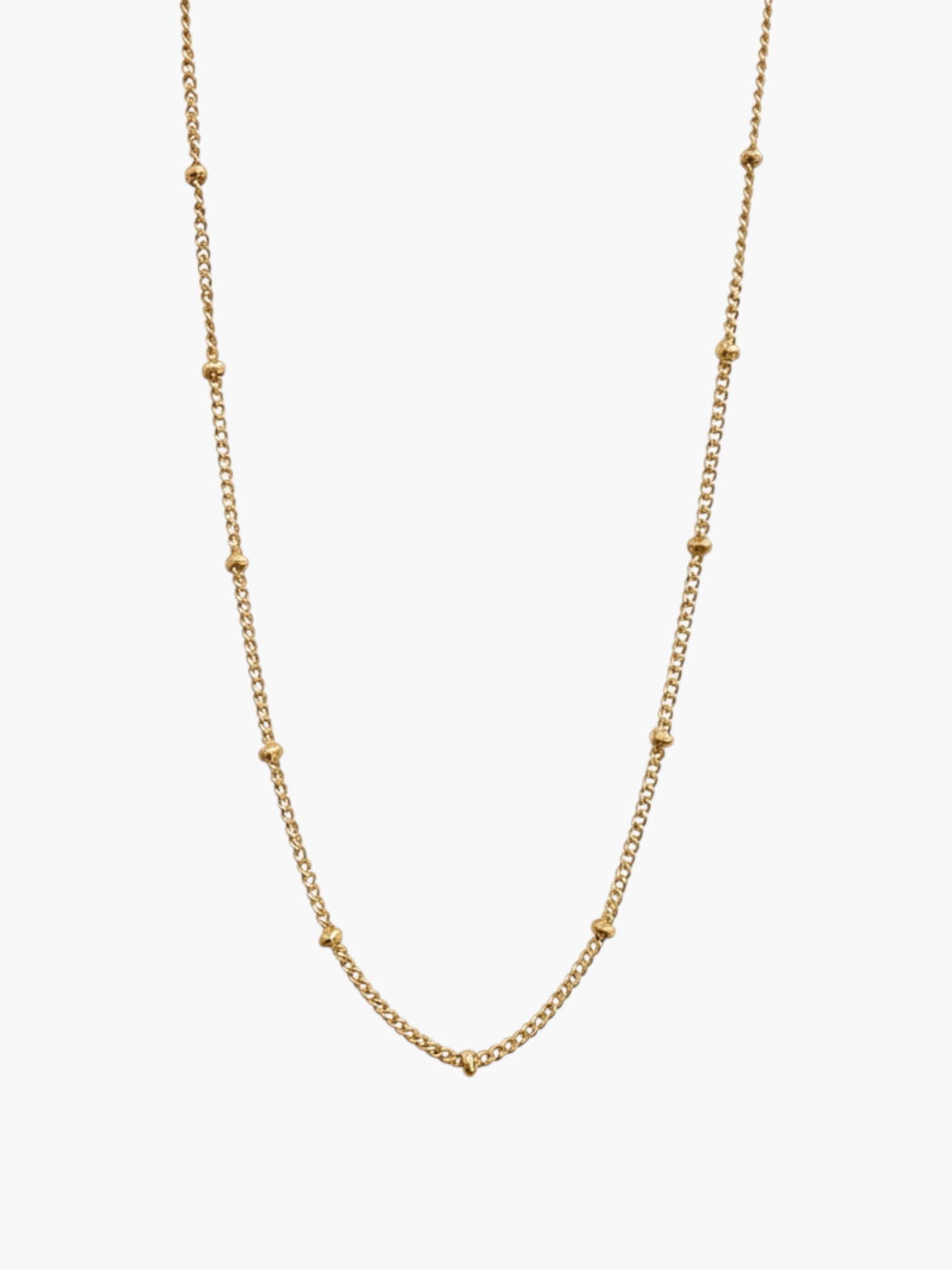 Ball Chain Necklace - Satellite Bead Necklace