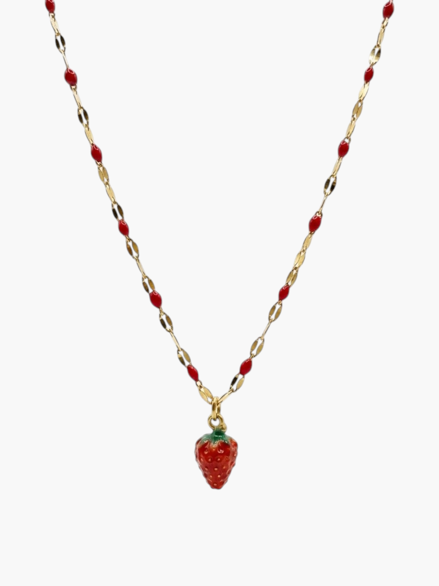 Strawberry Red Necklace