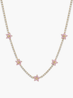 Tennis Flower Necklace
