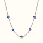 Tennis Flower Necklace
