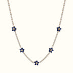 Tennis Flower Necklace