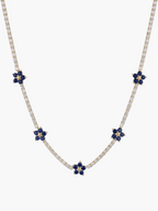 Tennis Flower Necklace
