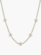 Tennis Flower Necklace