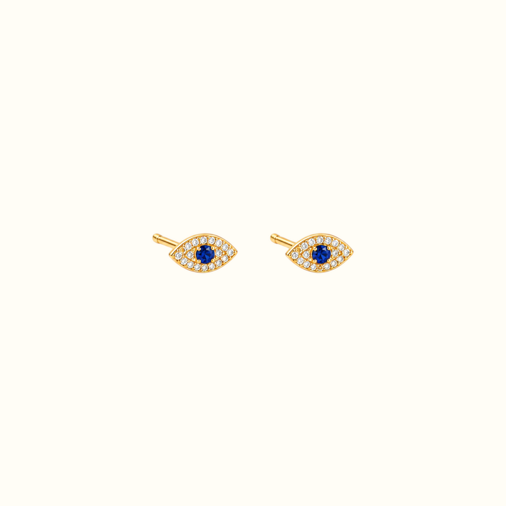 DUGO 925 Sterling Silver Evil Eye Stud Earrings – view 1