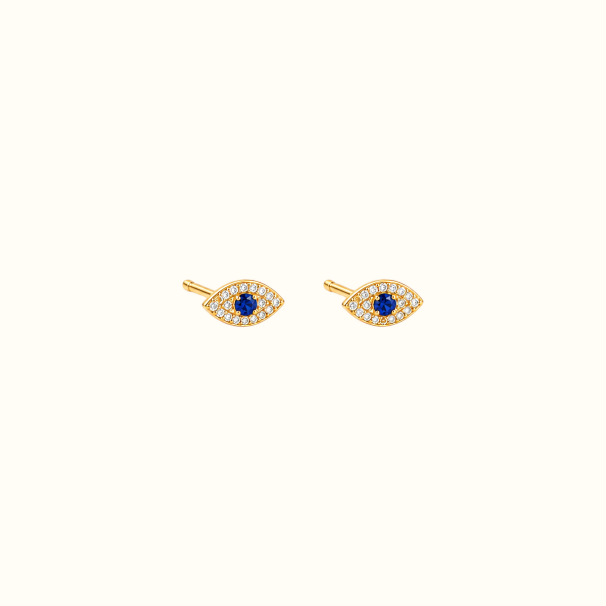 DUGO 925 Sterling Silver Evil Eye Stud Earrings – view 1