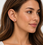 DUGO 925 Sterling Silver Evil Eye Stud Earrings – view 4