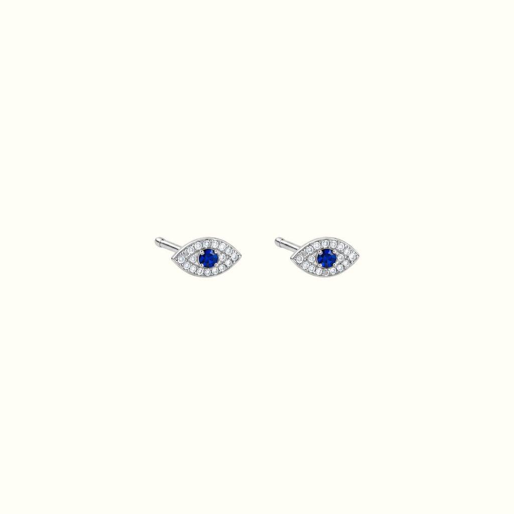 DUGO 925 Sterling Silver Evil Eye Stud Earrings – view 5