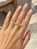 DUGO Angel Wing Ring Adjustable – view 2