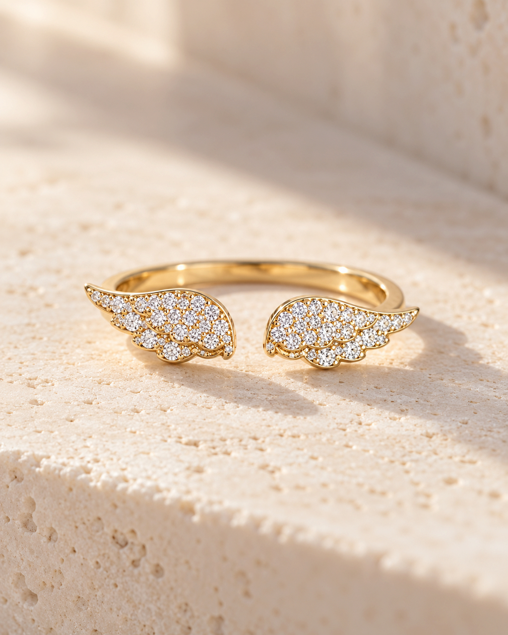 DUGO Angel Wing Ring Adjustable – view 3