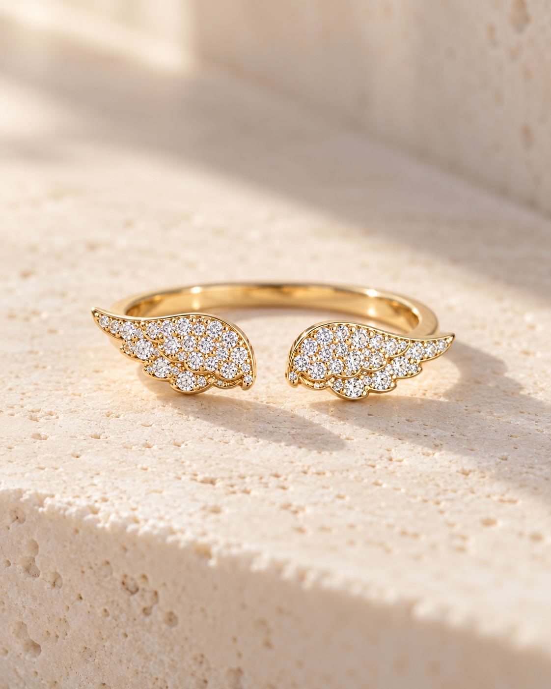 DUGO Angel Wing Ring Adjustable – view 3