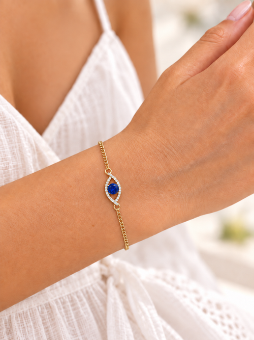 DUGO Blue Evil Eye Bracelet – view 1