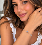 DUGO Blue Evil Eye Bracelet – view 4