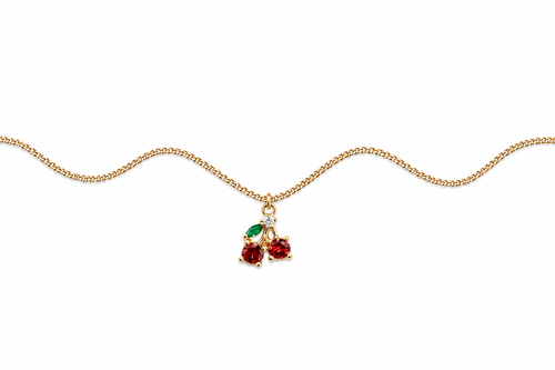 DUGO Cherry Zirconia Anklet – view 2