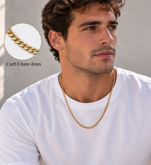 DUGO Curb Necklace For Men – view 1