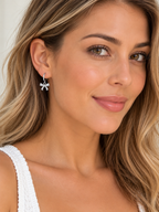 DUGO Dainty Bow Huggies Earrings – view 8