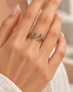 DUGO Double Flower Ring Adjustable – view 5