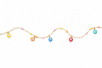 DUGO Evil Eye Colorful Anklet – view 2