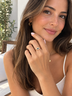 DUGO Evil Eye Ring Adjustable – view 4