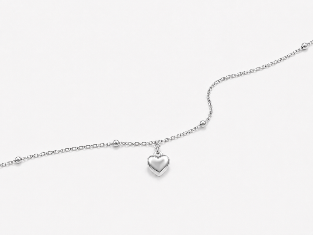DUGO Heart Charm Anklet – view 6