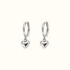 DUGO Heart Hoop Earrings – view 2