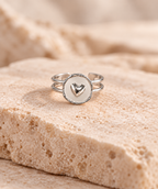 DUGO Heart Statement Ring Adjustable – view 3