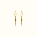 DUGO Italian Horn Earrings – view 1