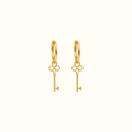 DUGO Key Hoop Earrings – view 1