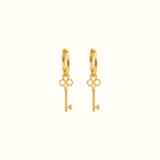 DUGO Key Hoop Earrings – view 1