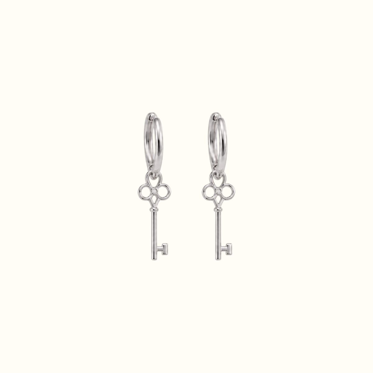 DUGO Key Hoop Earrings – view 2