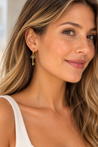 DUGO Key Hoop Earrings – view 5